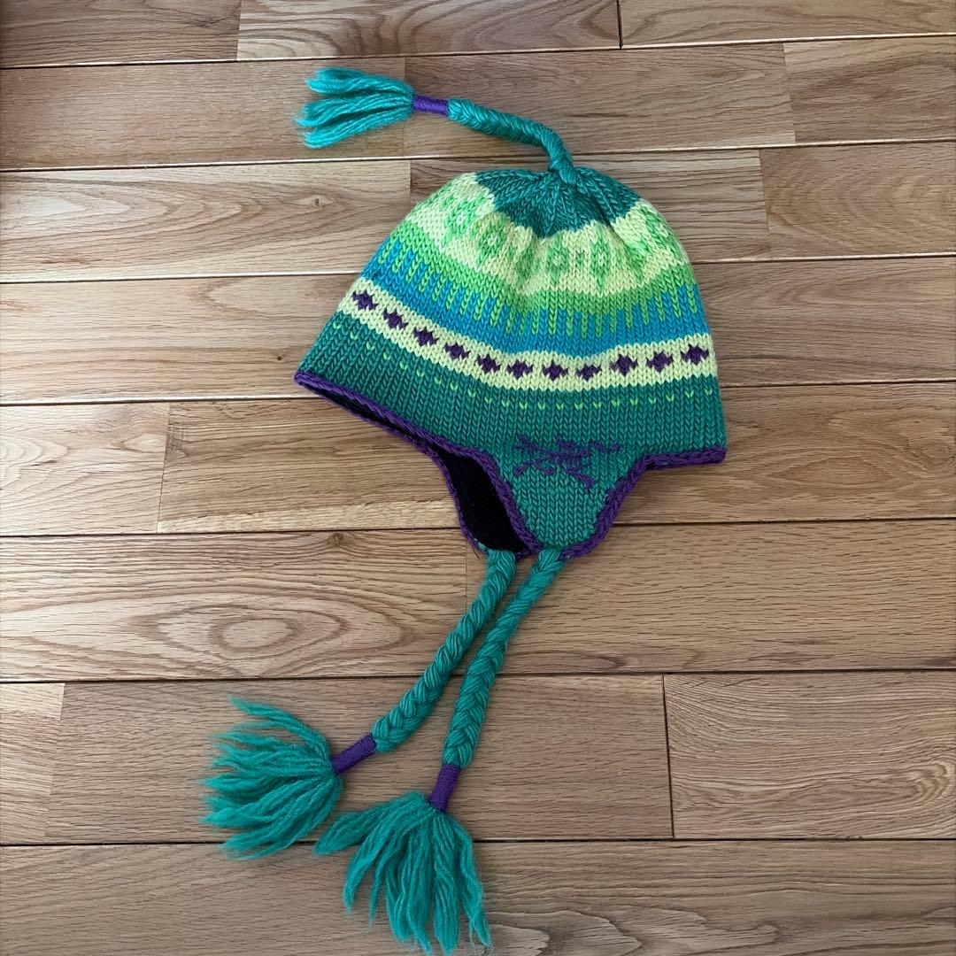 ARC'TERYX アークテリクス 耳当てビーニー　グリーン系　美品