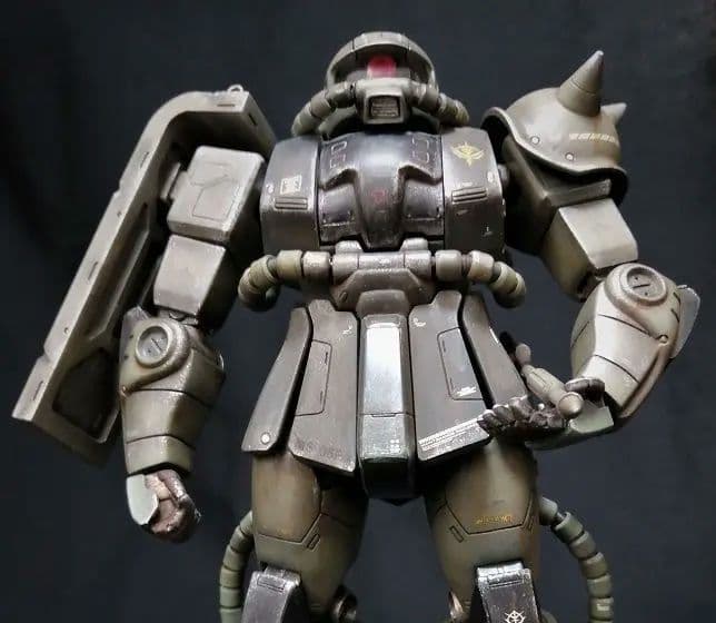 【これぞ歴戦のザク!!】MGフル塗装完成品！