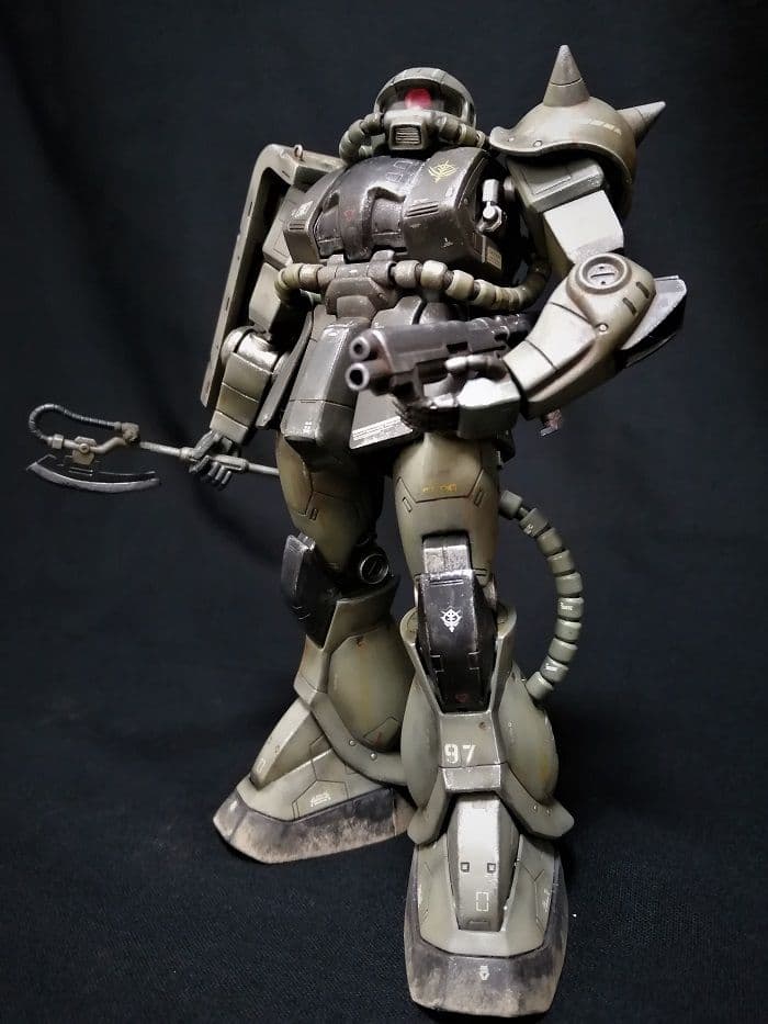 【これぞ歴戦のザク!!】MGフル塗装完成品！