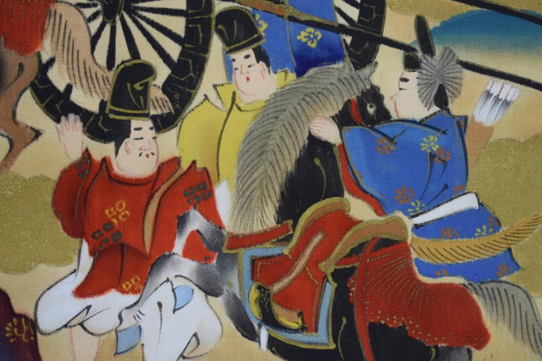 不詳/作者不明/西園雅集/布袋屋掛軸HI-264