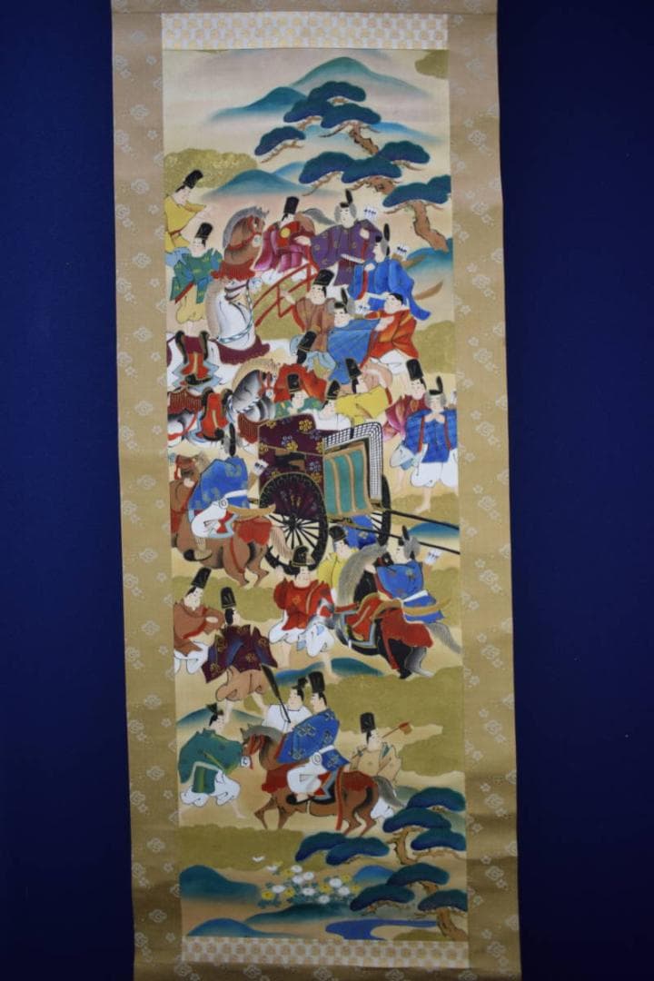 不詳/作者不明/西園雅集/布袋屋掛軸HI-264