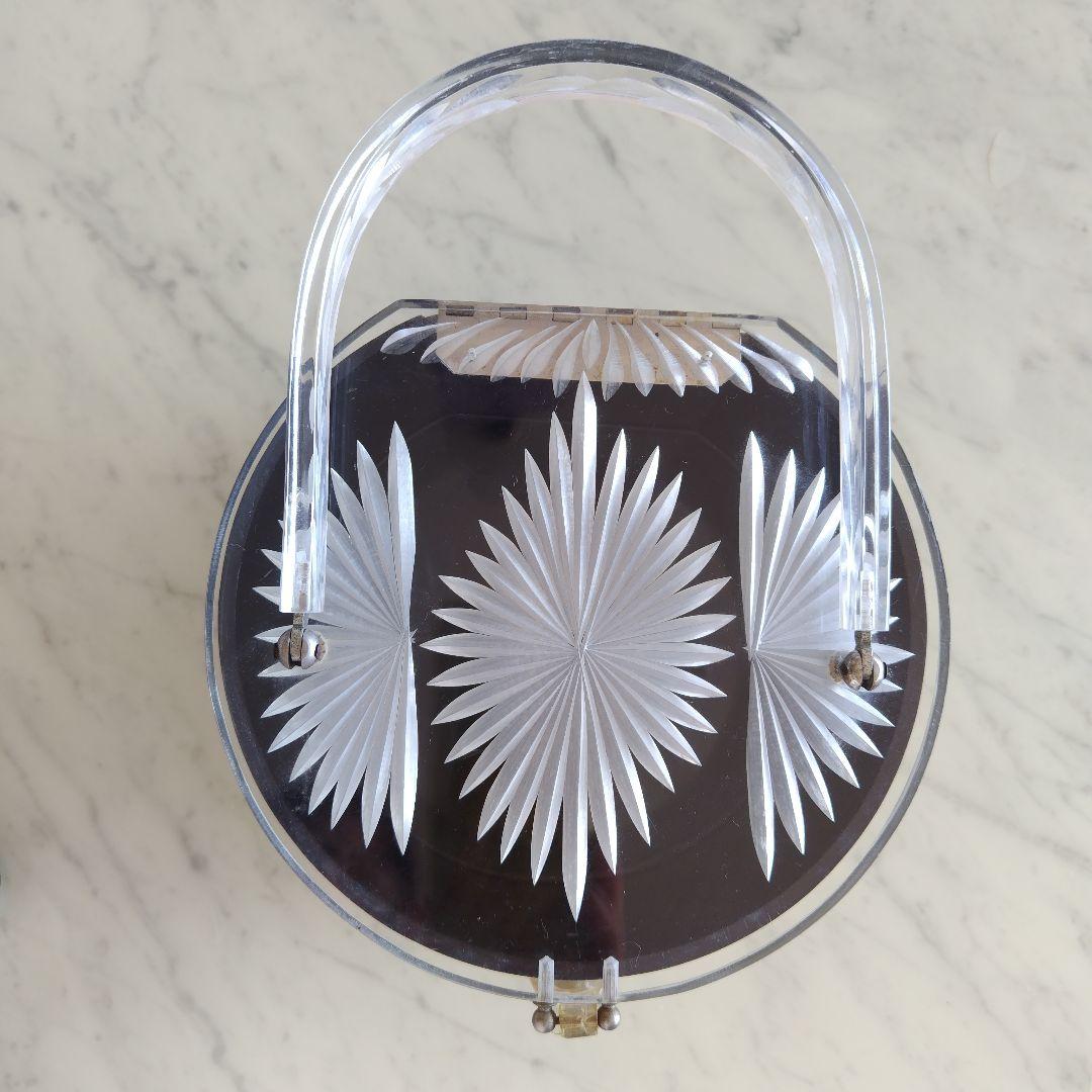 アンティーク　ルーサイトバッグ