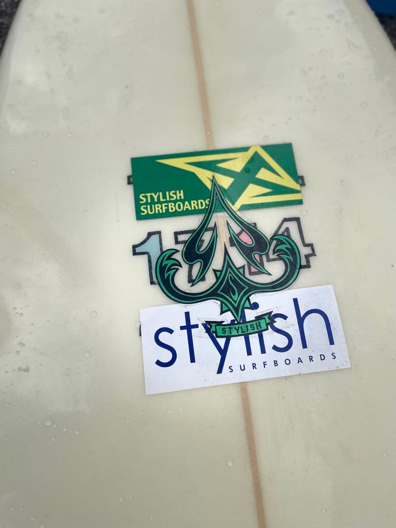 サーフボード セミロング　ファンボード　美品　フィン付き　サーフィン