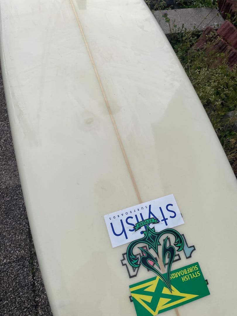 サーフボード セミロング　ファンボード　美品　フィン付き　サーフィン