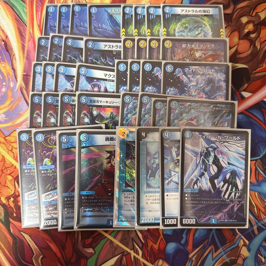 a*o様 青単サイバー　デッキ