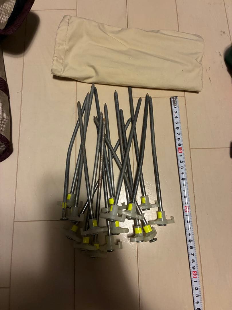 DOD タケノコテント　グランドシート付き　ベージュ　t8-495