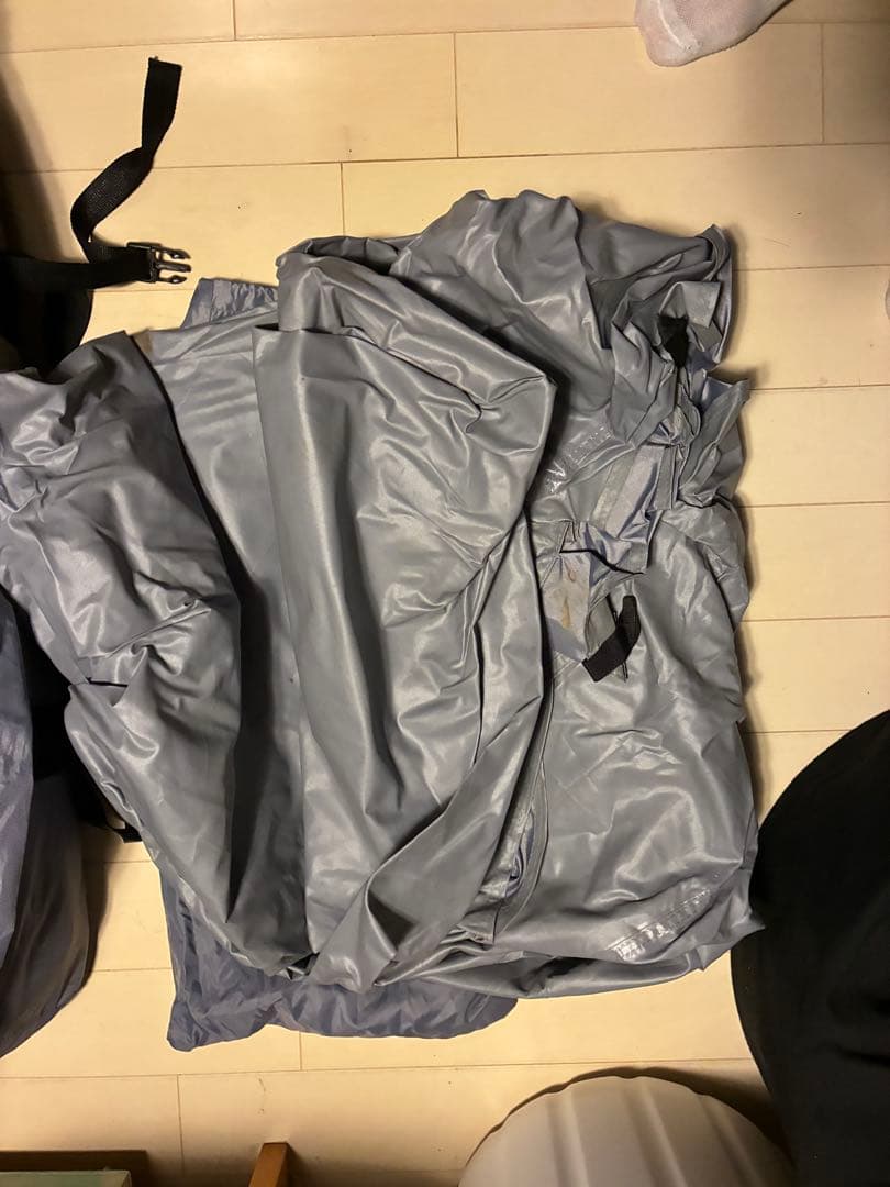 DOD タケノコテント　グランドシート付き　ベージュ　t8-495