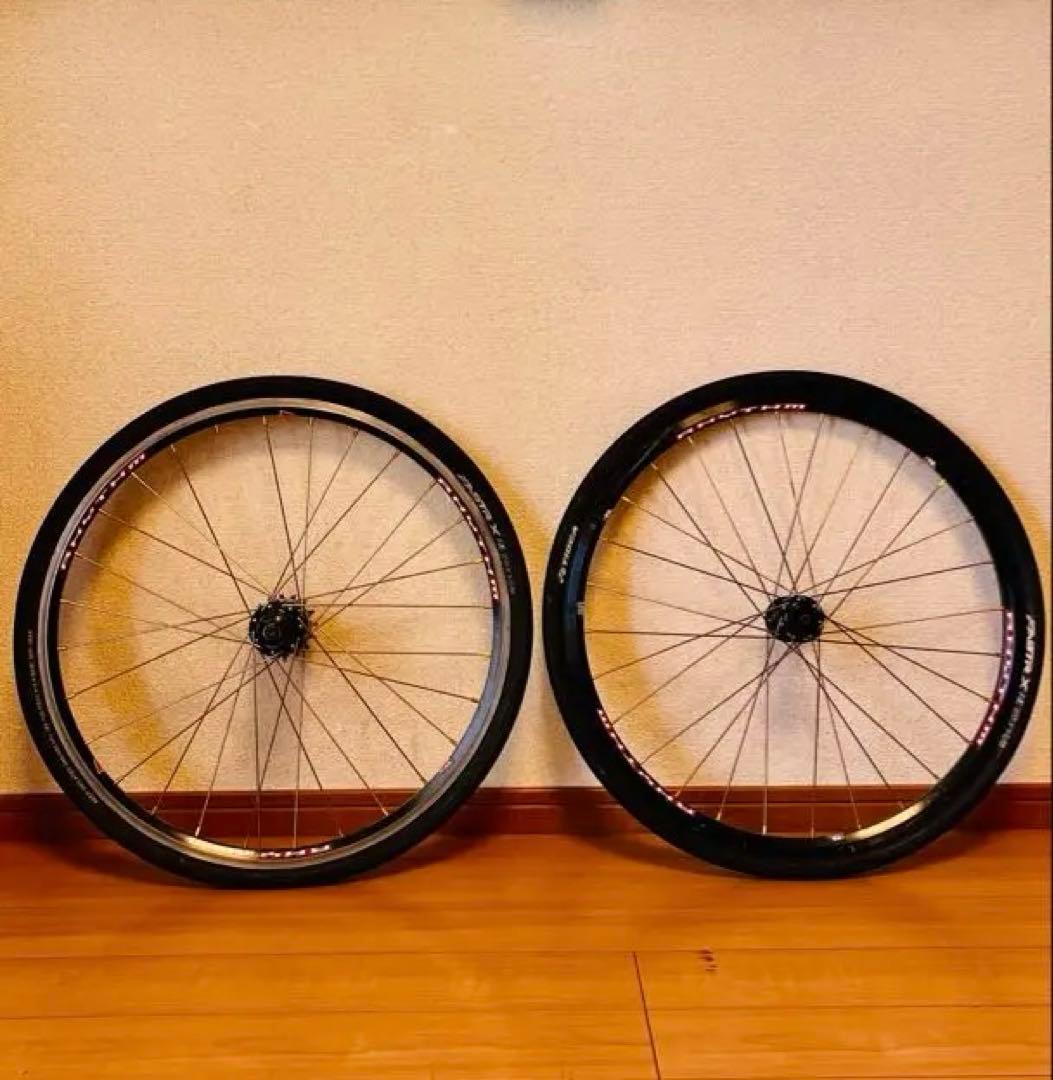 BMXレース　ホイールセット　20×1-1/8