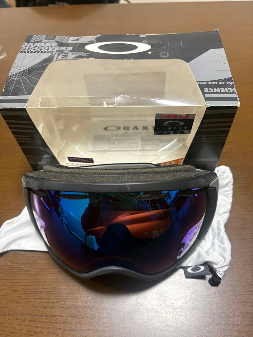 美品　オークリー　スノゴーグル CANOPY PRIZM ASIAN FIT