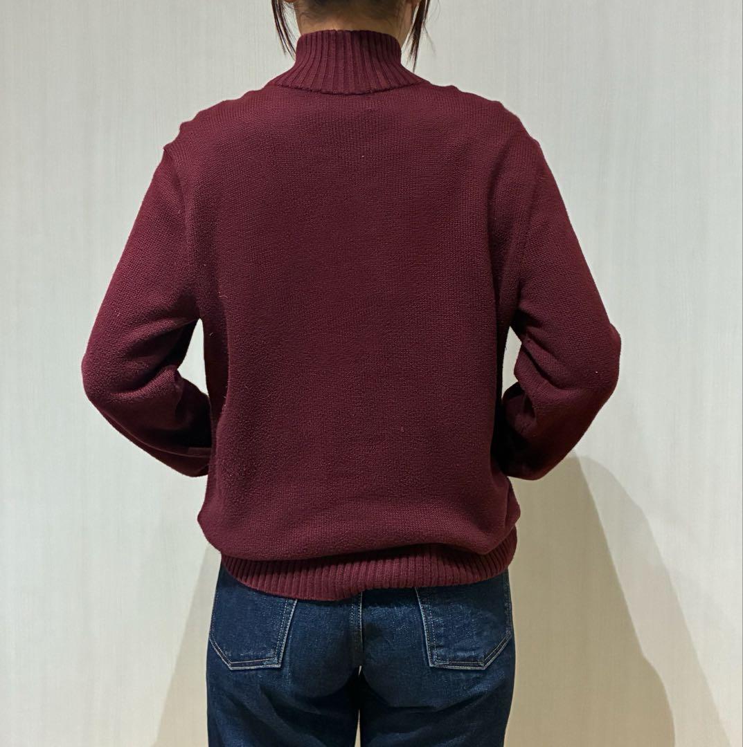 美品! 90’s Ralph Lauren コットンニット ハーフジップ