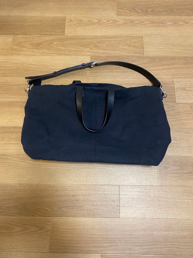 バッグ simply complicated JUTE CANVAS TOTE BAG