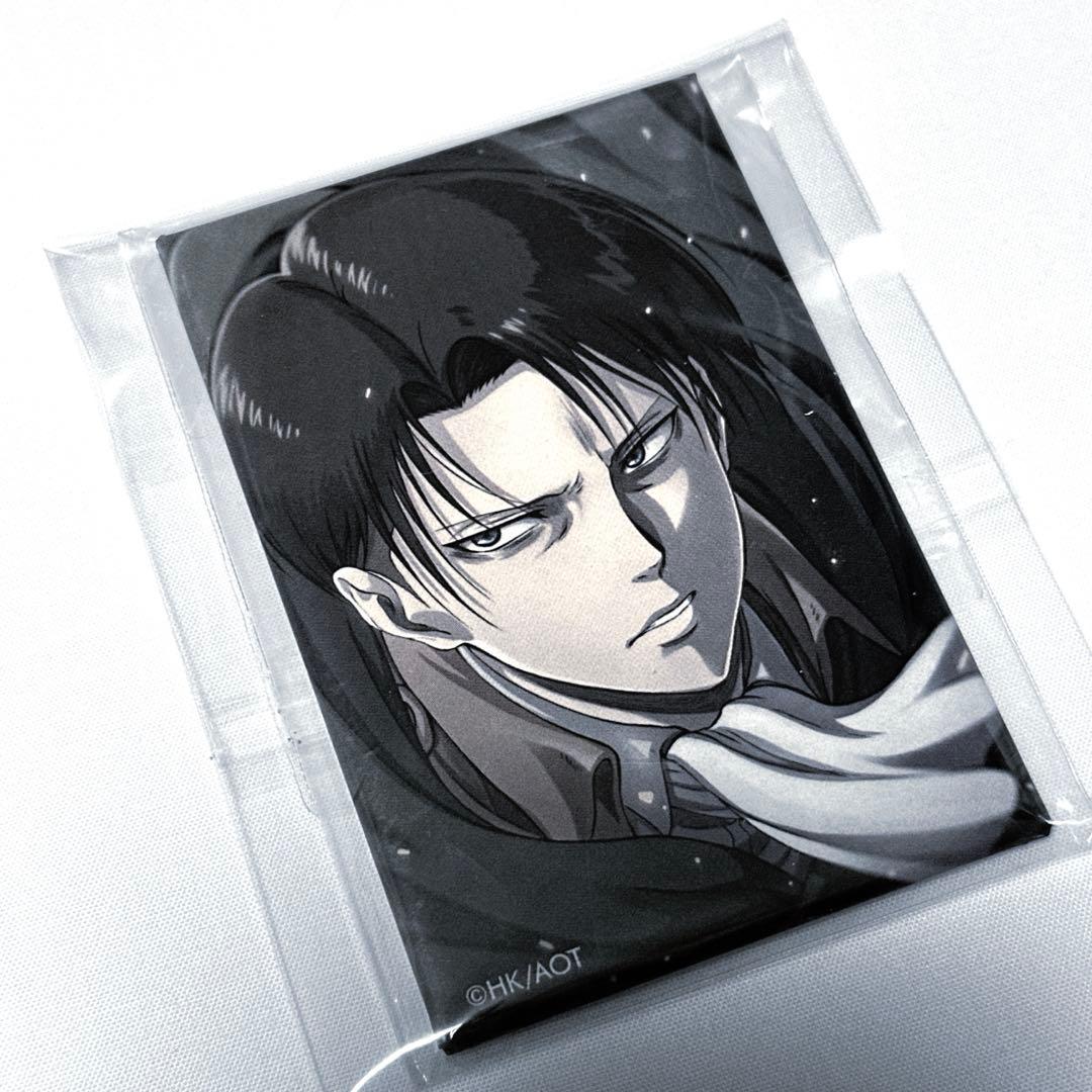 進撃の巨人 スクエア 缶バッジ リヴァイ WITSTUDIO