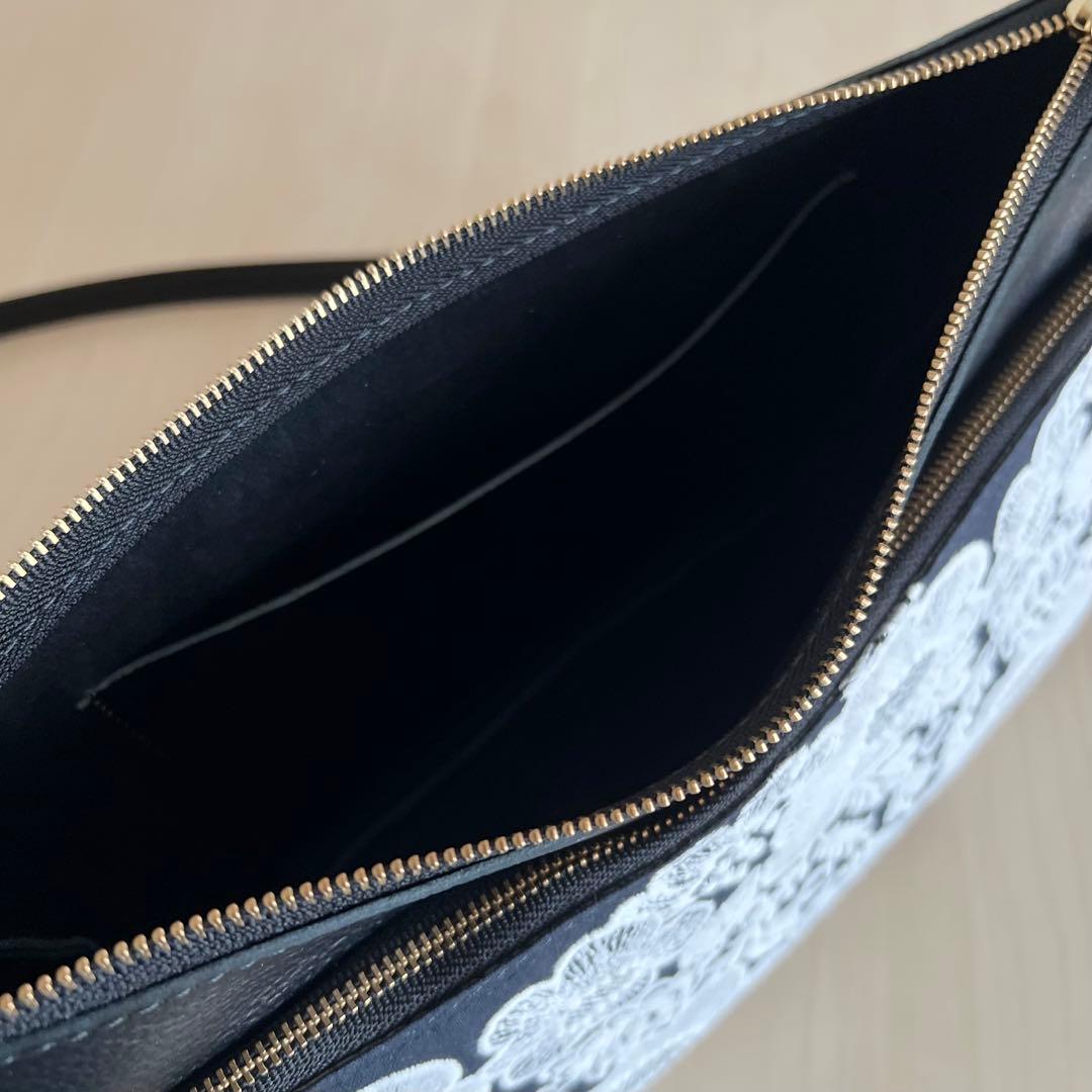 専用　本革&smile flowerショルダーバッグ