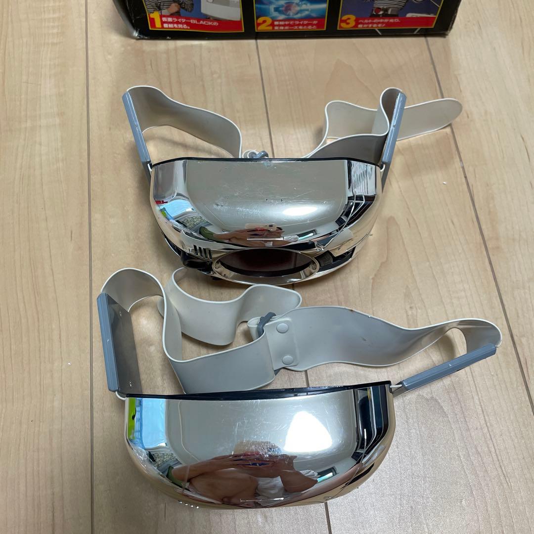 仮面ライダーBLACK テレビパワーDX変身ベルト キングストーン当時物 2点D