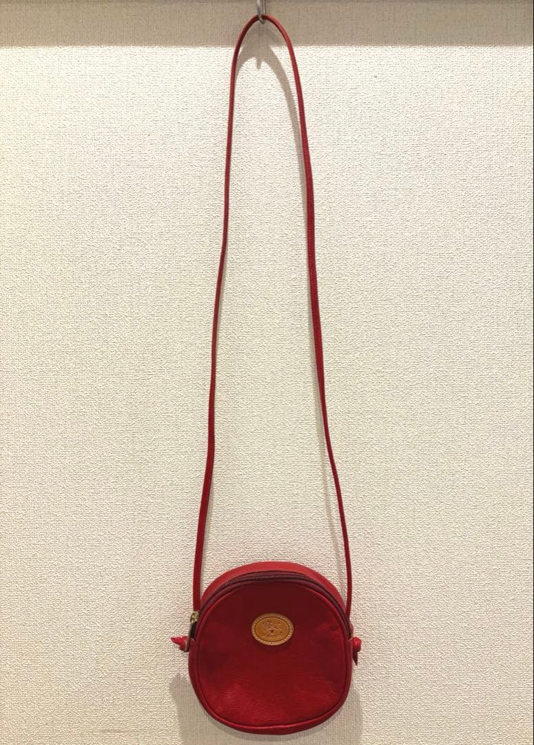 イルビゾンテ クロスボディバッグ レッド 正規品