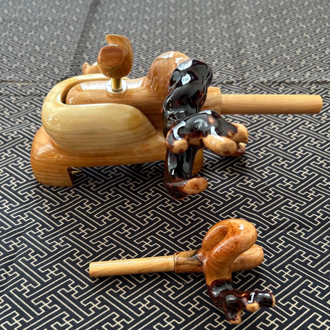 へらぶな　万力　値下げ　山桧　大砲万力　天然木 へらぶな