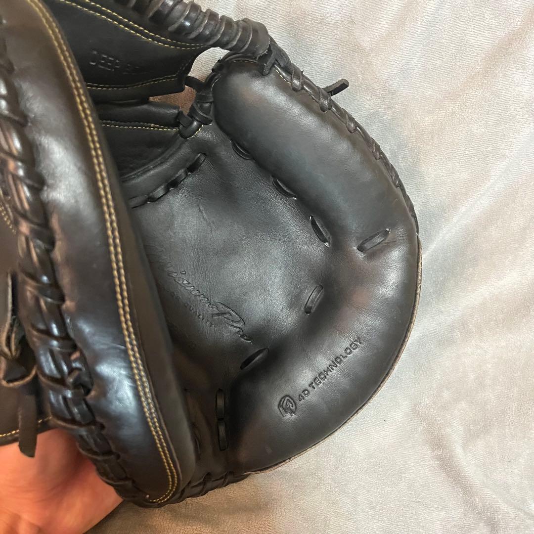 Mizuno pro 軟式キャッチャーミット　ブラック　Mマーク　値下げ不可