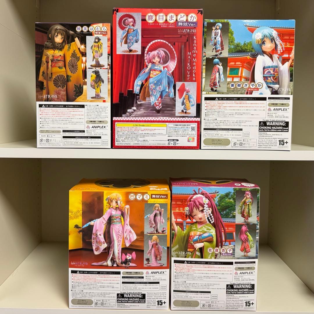 魔法少女まどか☆マギカ 舞妓・晴着ver 1/8スケールフィギュア 5体セット