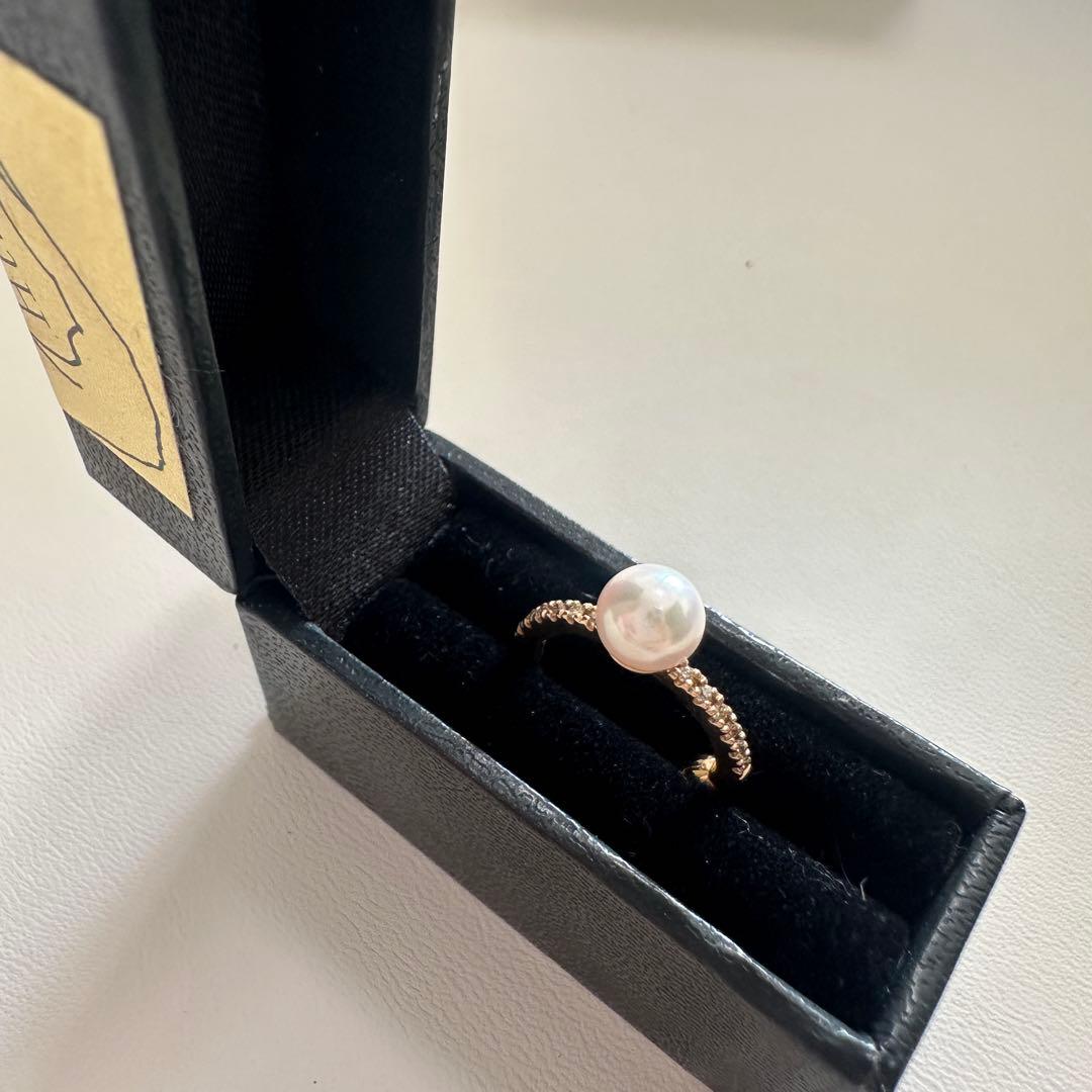 hirotaka アコヤパールダイヤモンドイヤーカフ【極美品】