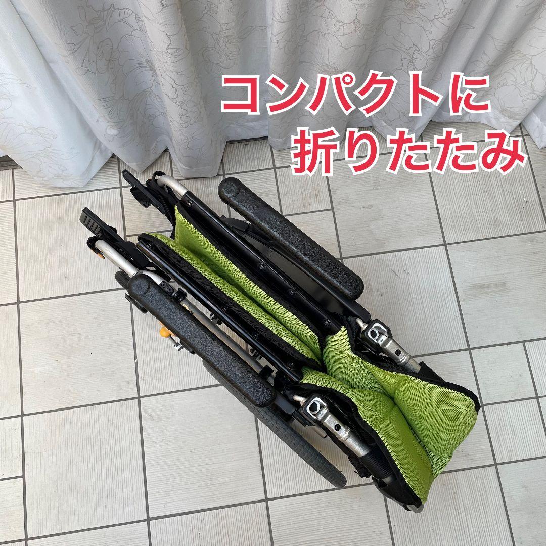 ♿️限定特価 介助式 立体3Ｄ構造で優しく腰を包む 軽量スリム 車椅子