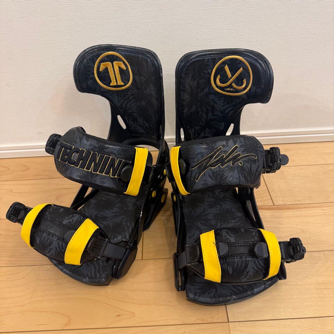 TECHNINE スノーボードビンディング ブラック/イエロー