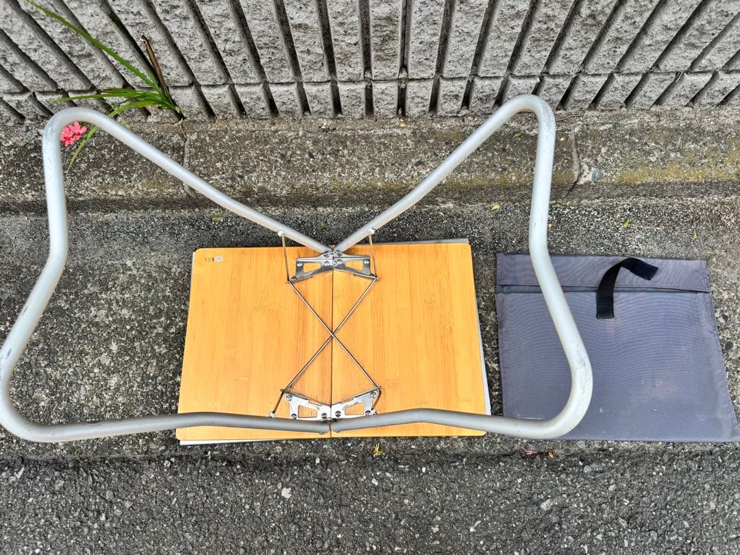  peak MYテーブル 竹製折りたたみテーブル