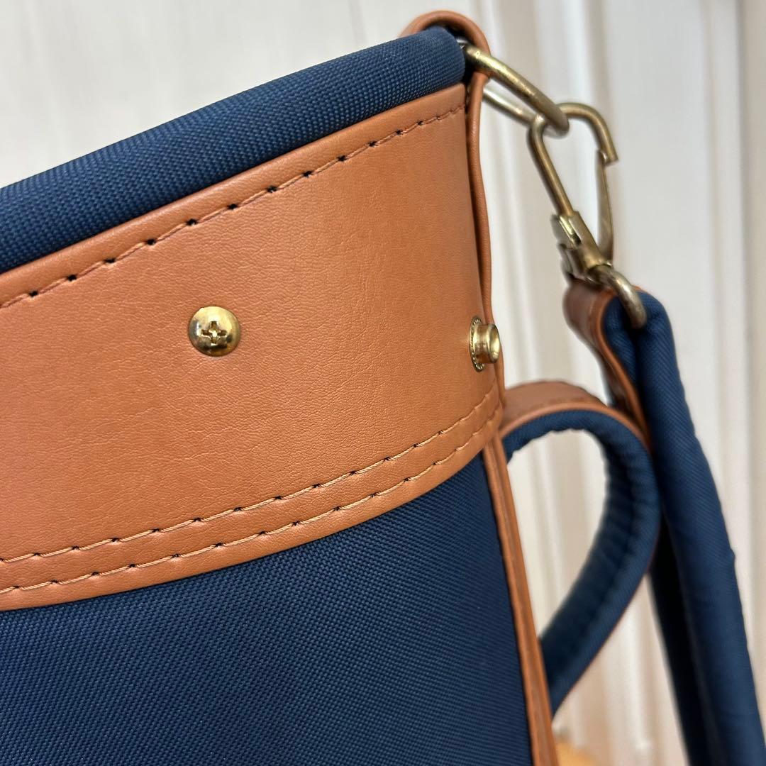 【極美品】BALENCIAGA バレンシアガ　キャディバッグ　ゴルフ　ネイビー