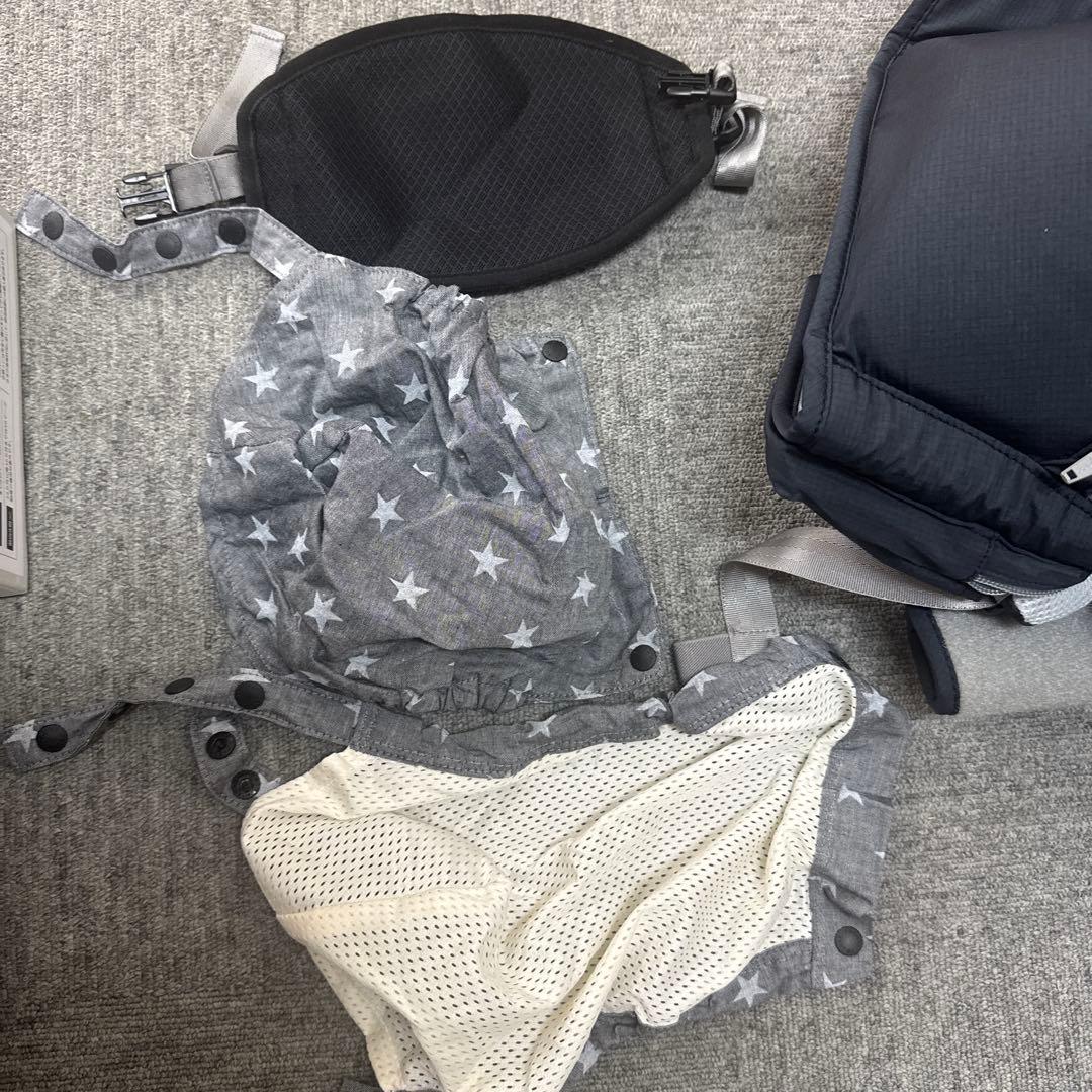 Miki House x POGNAE ベビーキャリア ダークグレー