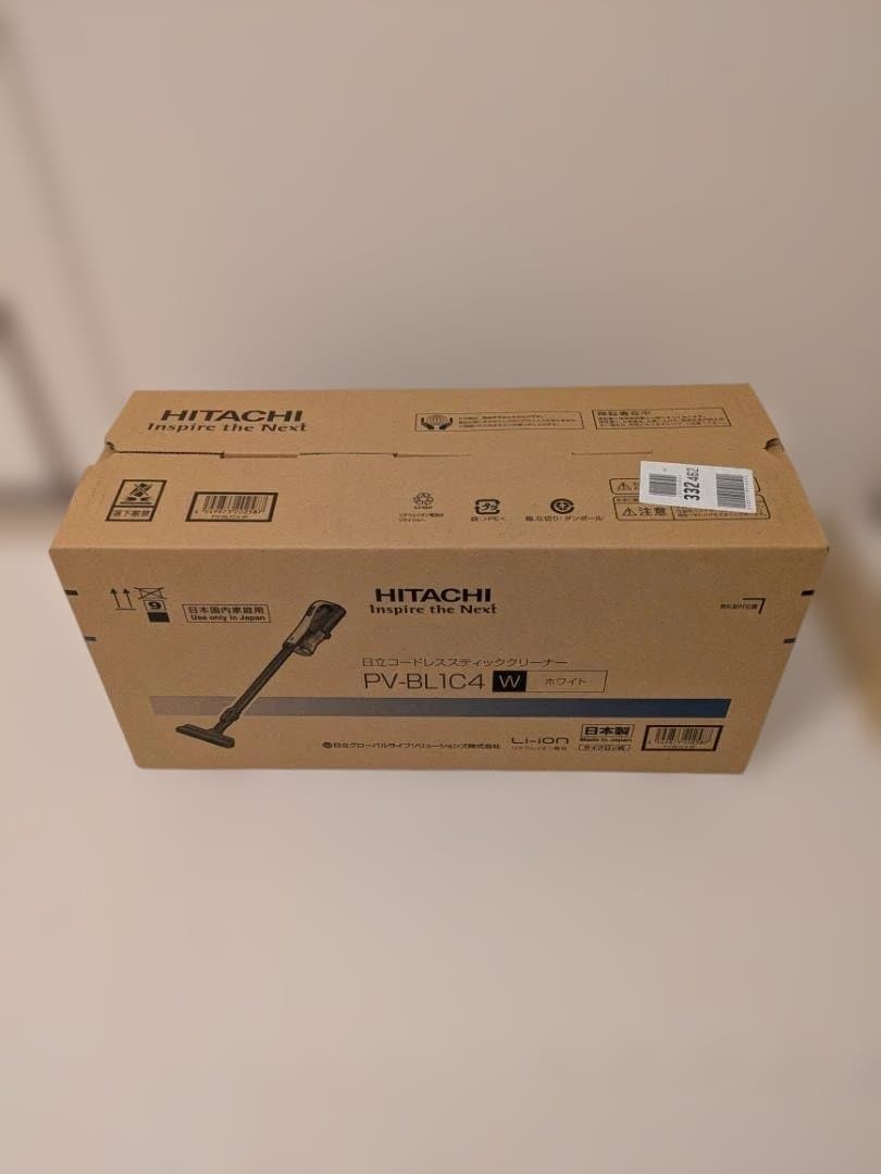 日立 コードレス スティッククリーナー PV-BL1C4 W ホワイト 掃除機