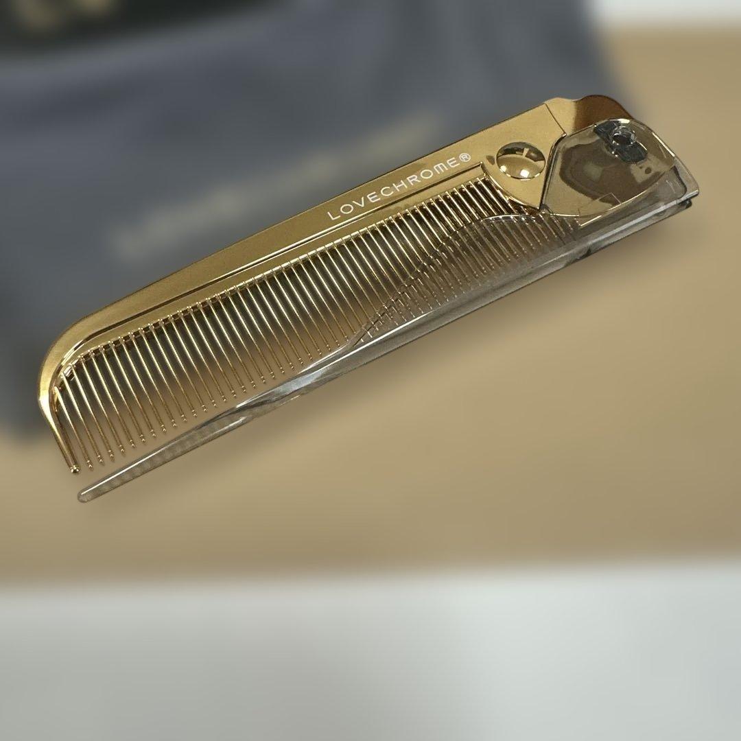 LOVE CHROME K24GP BANGS COMB GOLD ラブクロム