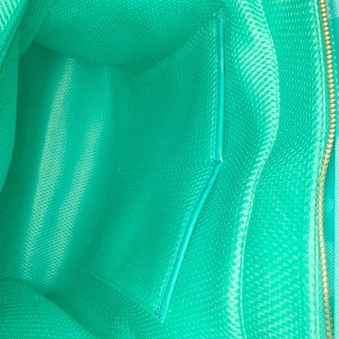 未使用◎muta ゴルフ BIG トート ロッカーバッグ ハイビスカス グリーン