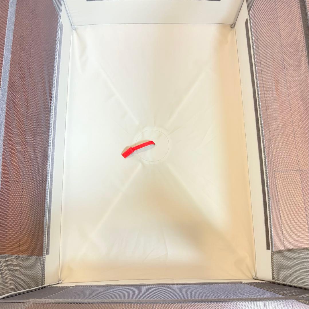 【美品・匿名配送】アップリカ ココネルエアーABベビーベッド グレーベアー