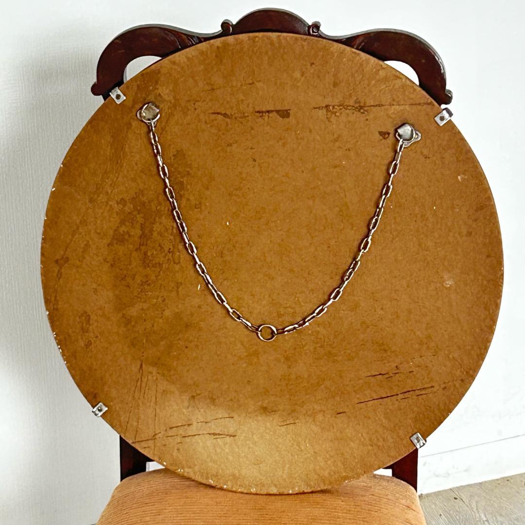 アンティーク 家具 ウォール ミラー イギリス 英国 鏡 ビンテージ 569A