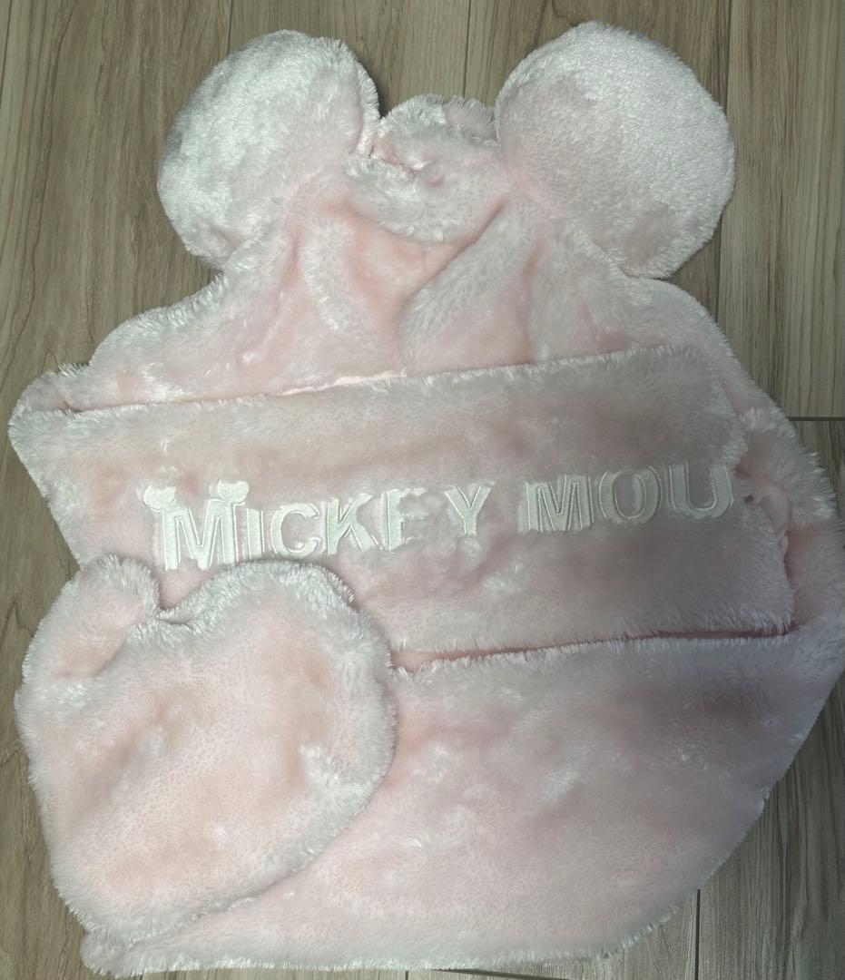 ディズニー　マフラー　ファンキャップ