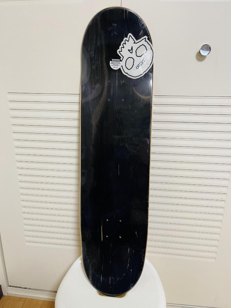 台湾製無地黒デッキテープ付き　ZERO ゼロ スケートボード8.25デッキ