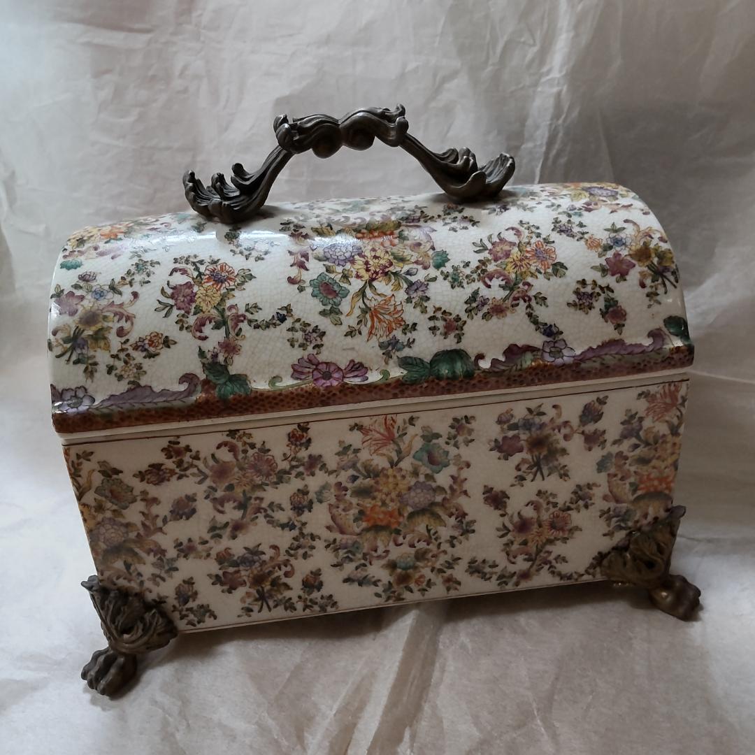 シノワズリ　ボックス オリエンタル 　インテリア アンティークモダン