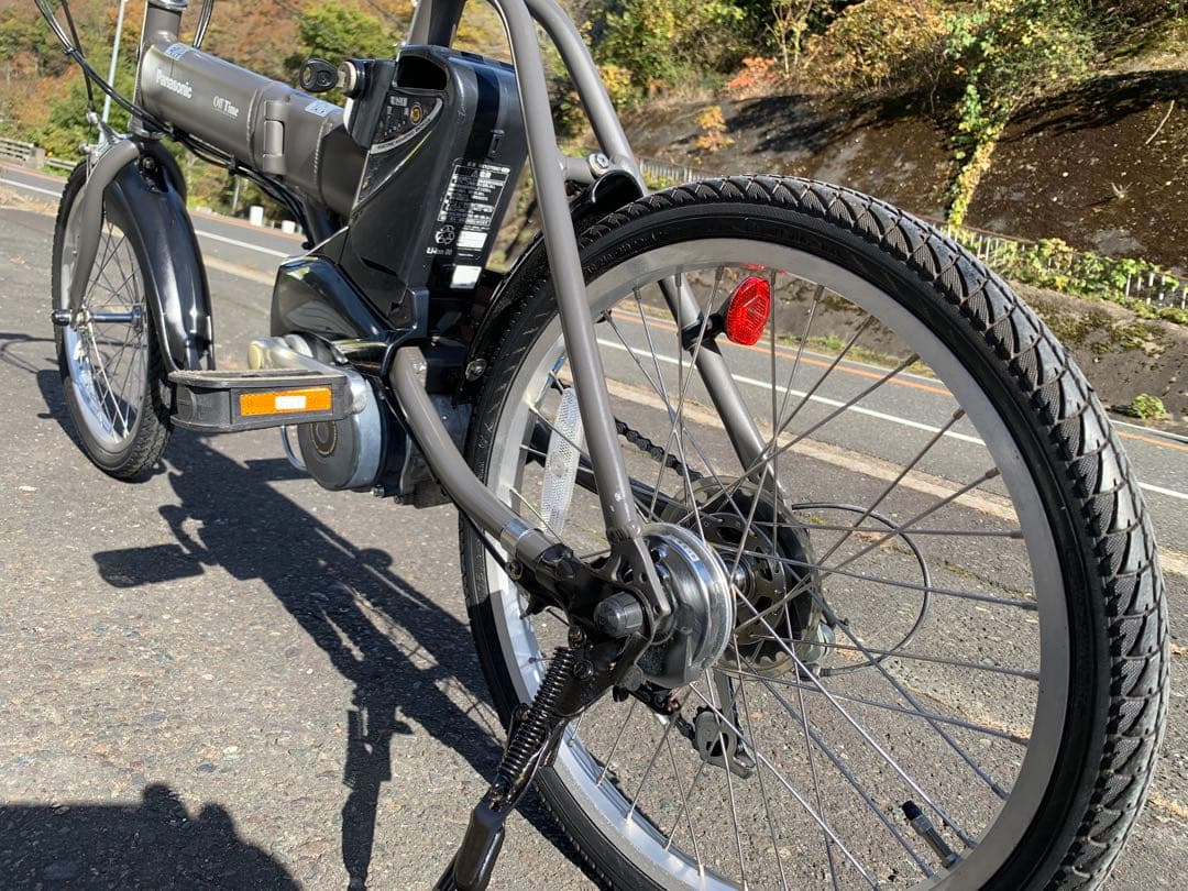 【動作確認済】送料無料Panasonic 折り畳み電動自転車Off Time