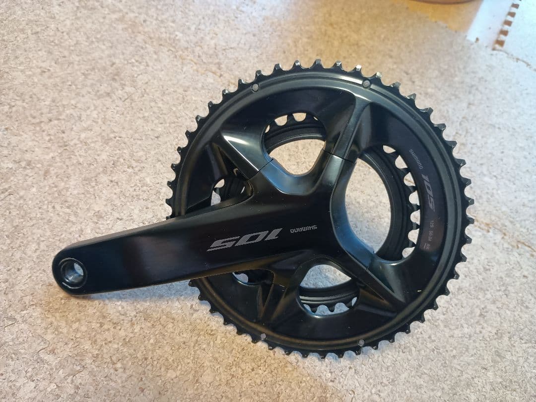 Shimano 105 クランクセット 50/34T 165mm ブラック