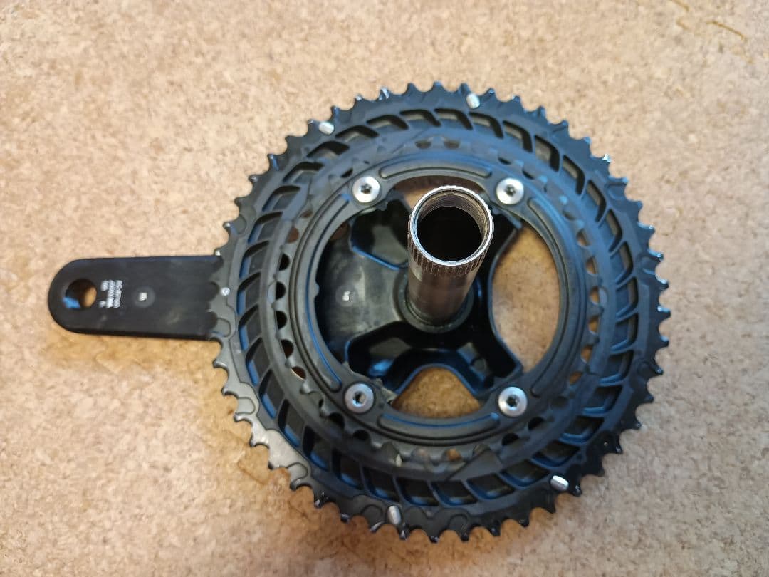 Shimano 105 クランクセット 50/34T 165mm ブラック