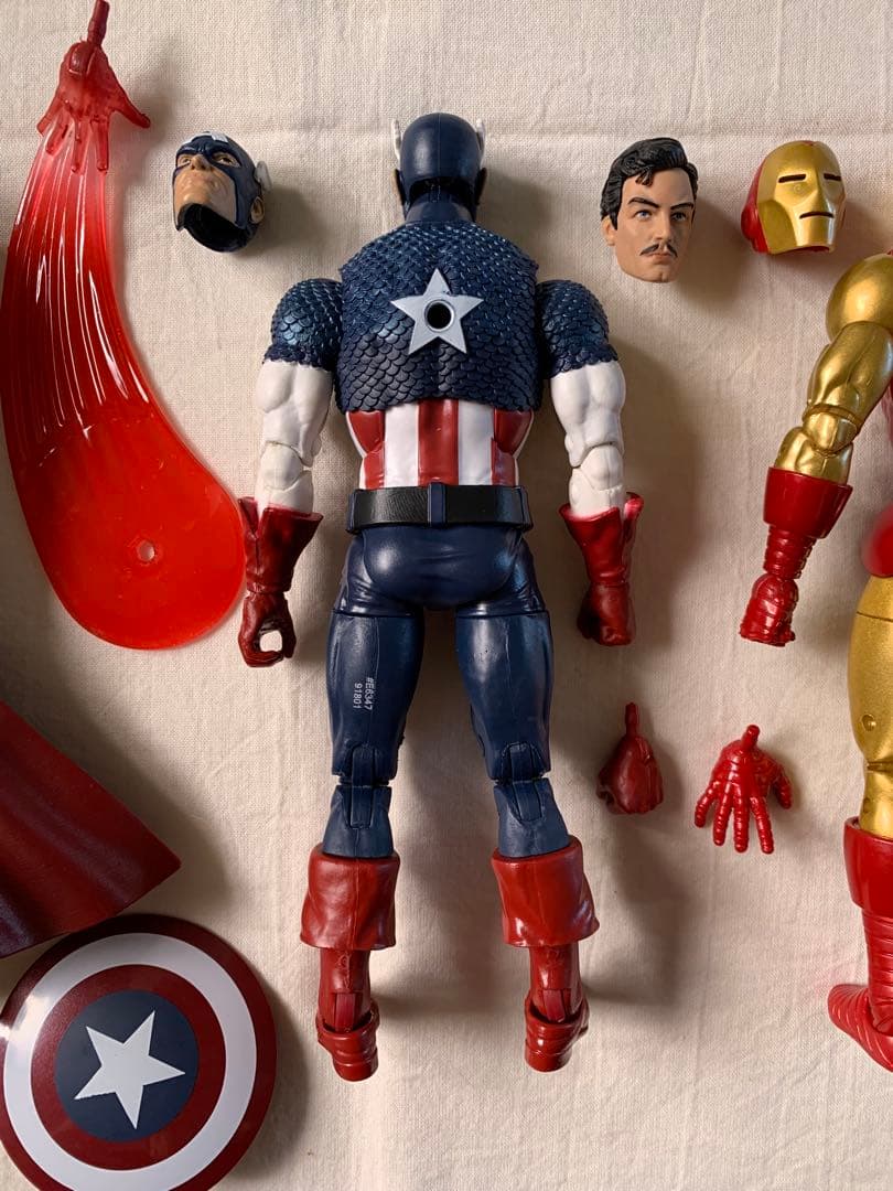 マーベルレジェンド キャプテンアメリカ アイアンマン ソー 80周年 3体セット