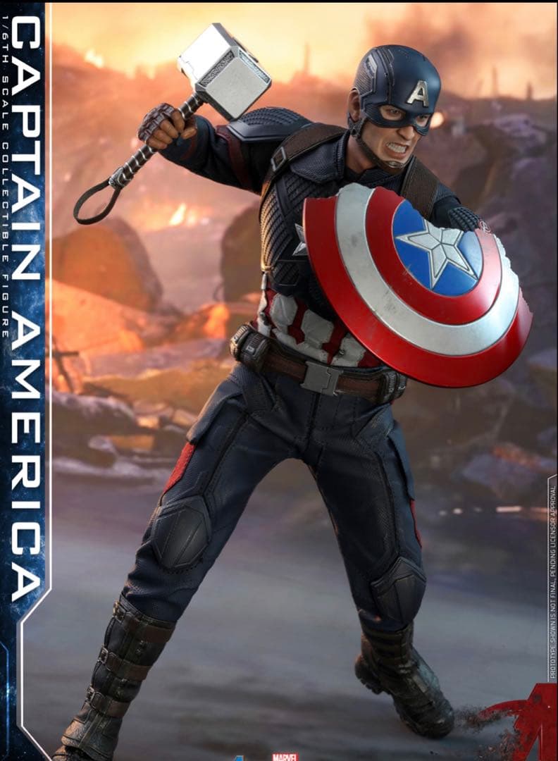 hottoys ホットトイズ　アベンジャーズ　marvel キャプテンアメリカ