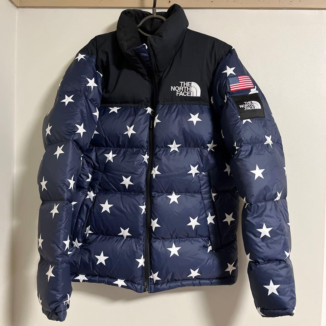 (値下げ)THE NORTH FACE ノースフェイス 星条旗 ヌプシダウン