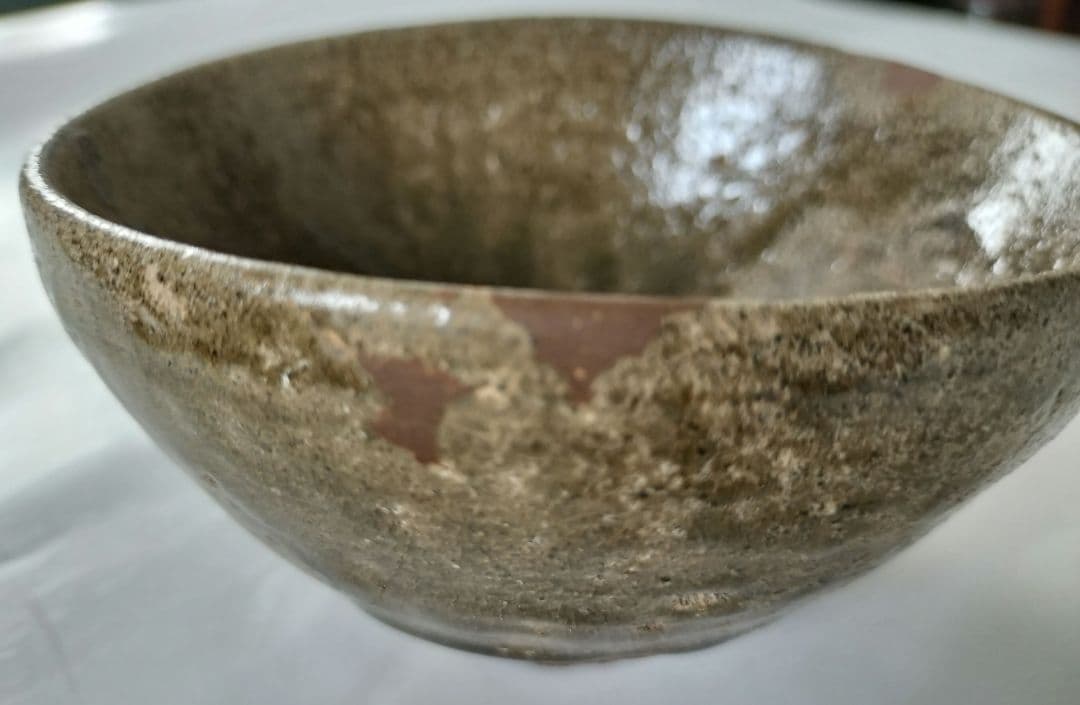 古唐津　小山路青手茶碗(発掘手)　④