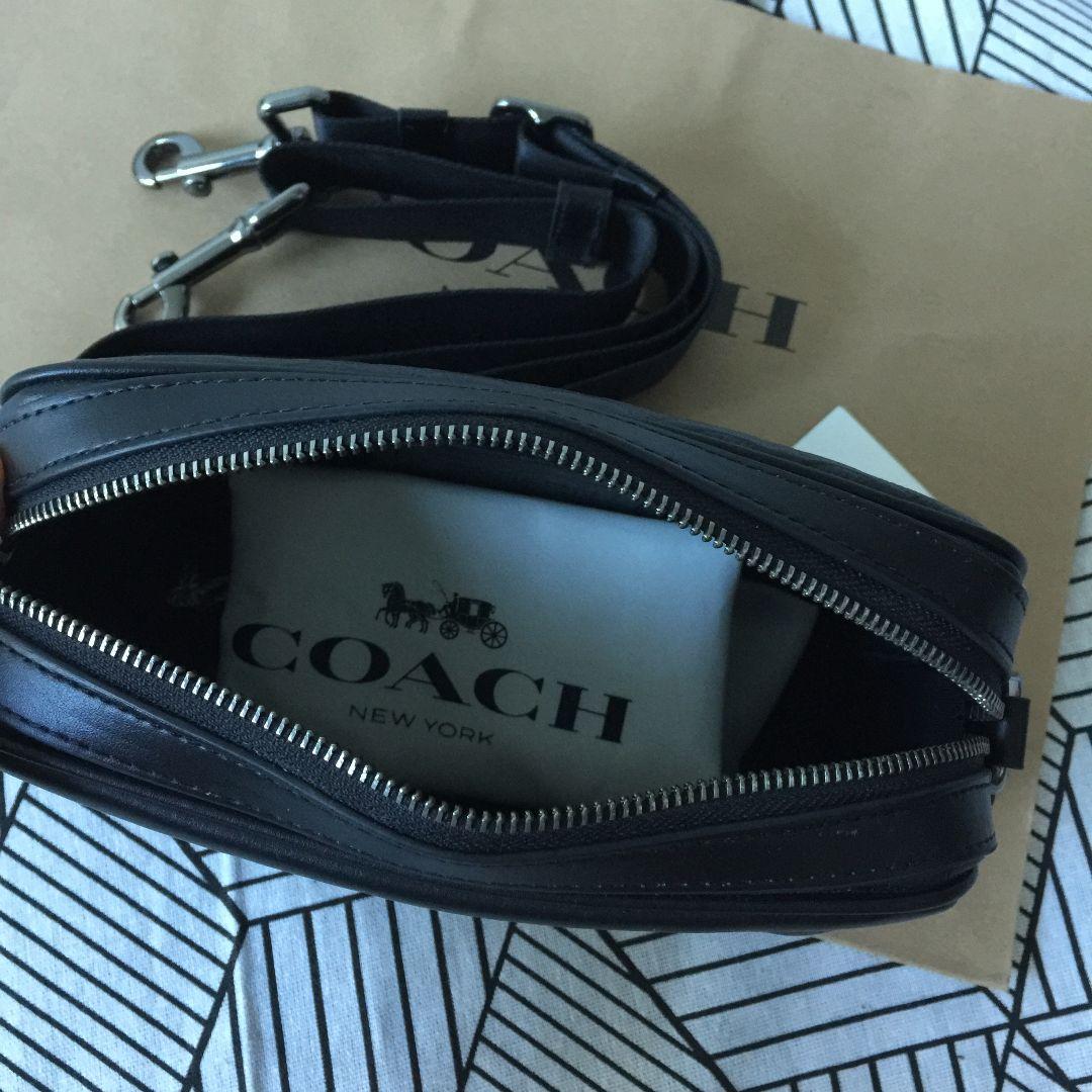 COACHコーチバッグ F50713 ブラック ショルダーバッグメンズバッグ
