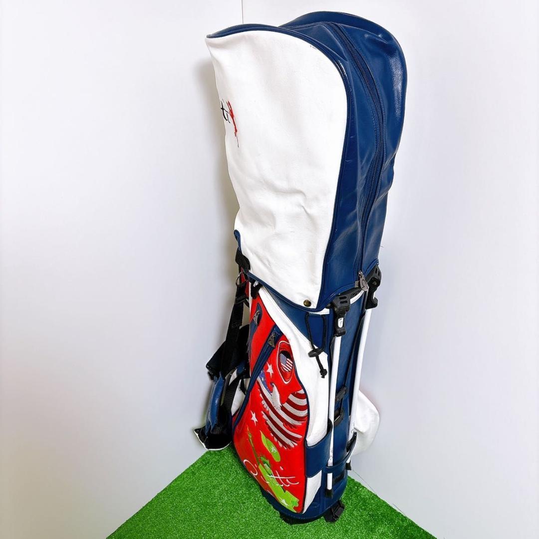 ピレッティ　Piretti スタンド　キャディバッグ　トリコロール