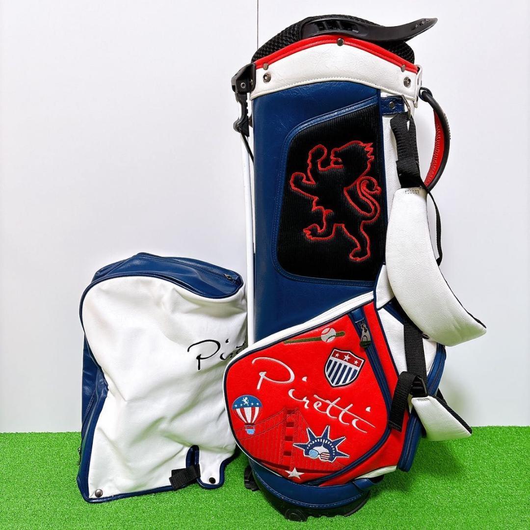 ピレッティ　Piretti スタンド　キャディバッグ　トリコロール