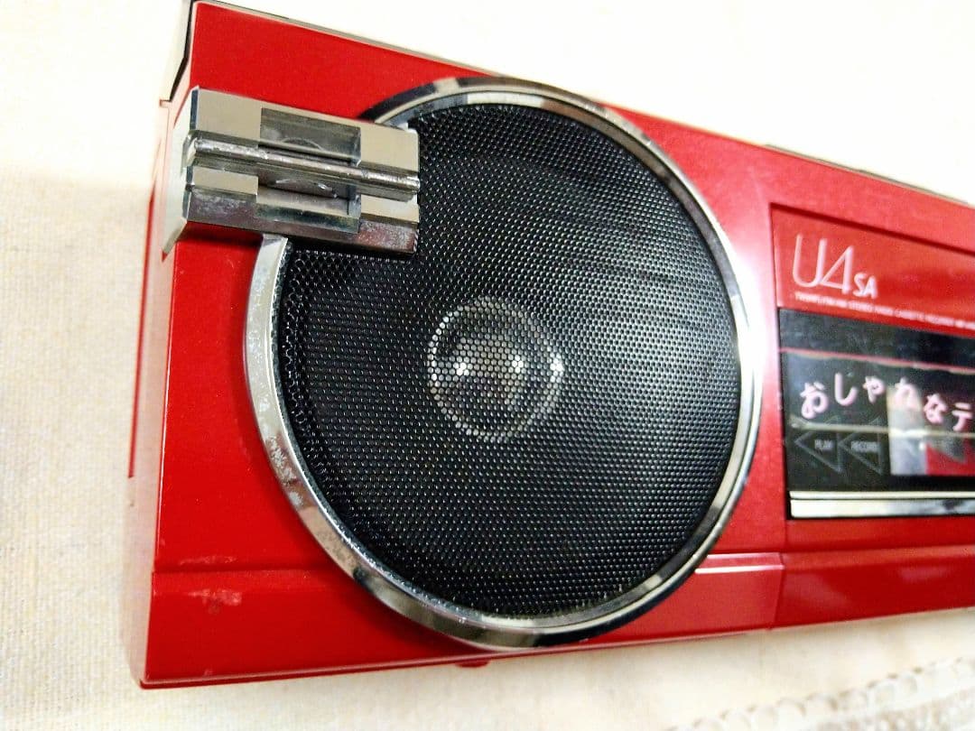 SANYO ラジカセ MR-U4SA レッド サンヨー
