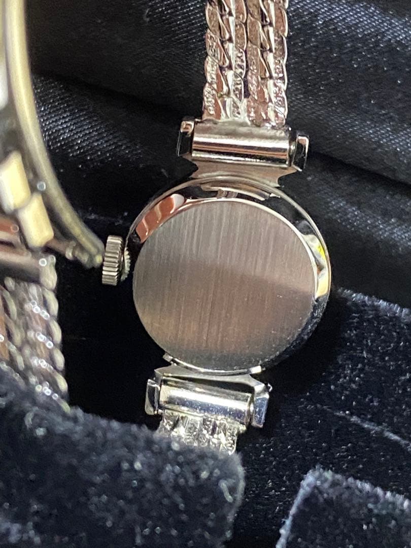 オメガ　手巻き　腕時計　カットガラス　レディース　本物　1967年製