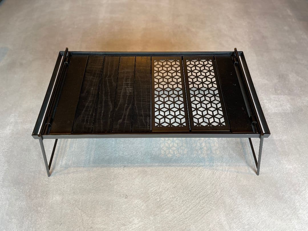 CAMP GEEKS ブリッジテーブル オークブラック IGT対応