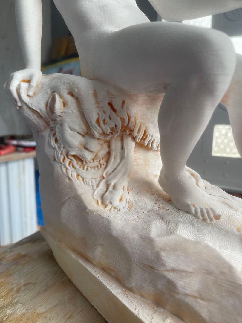 ローマ神話　バックスの像. 高さ39.5см